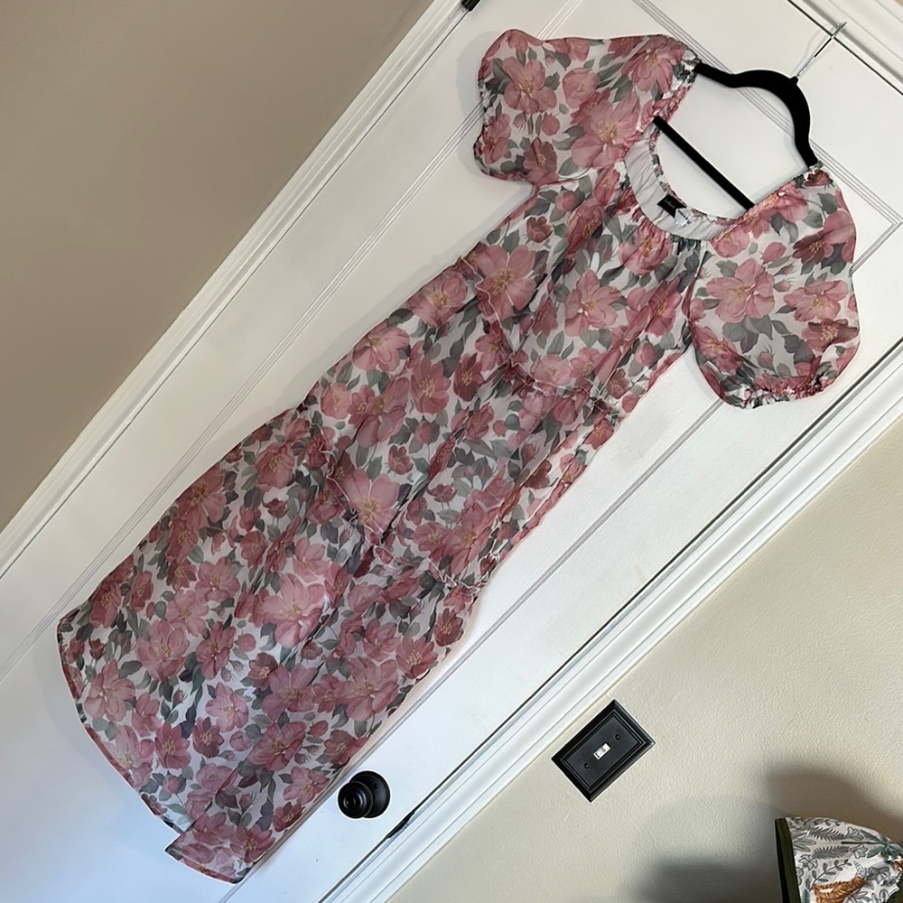 Floral Long Sleeve Dress
